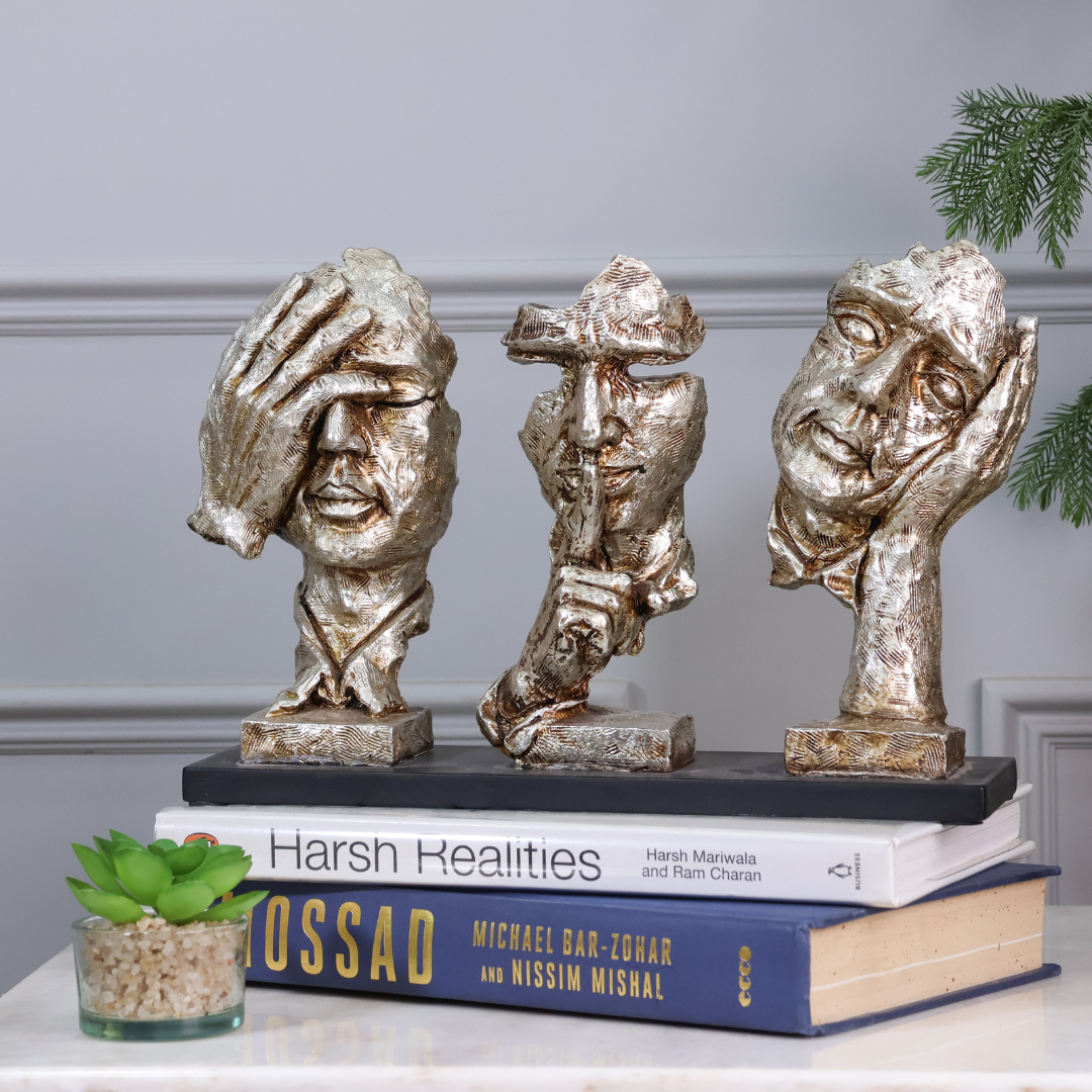 MODERN GANDHI VISION SCULPTURE