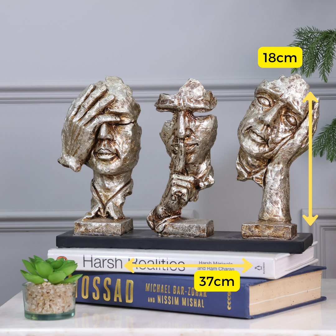 MODERN GANDHI VISION SCULPTURE