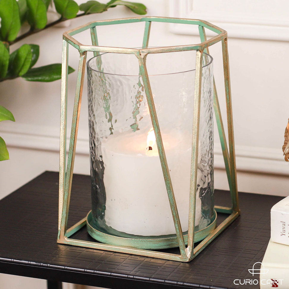 Turquoise Candle Holder - Big