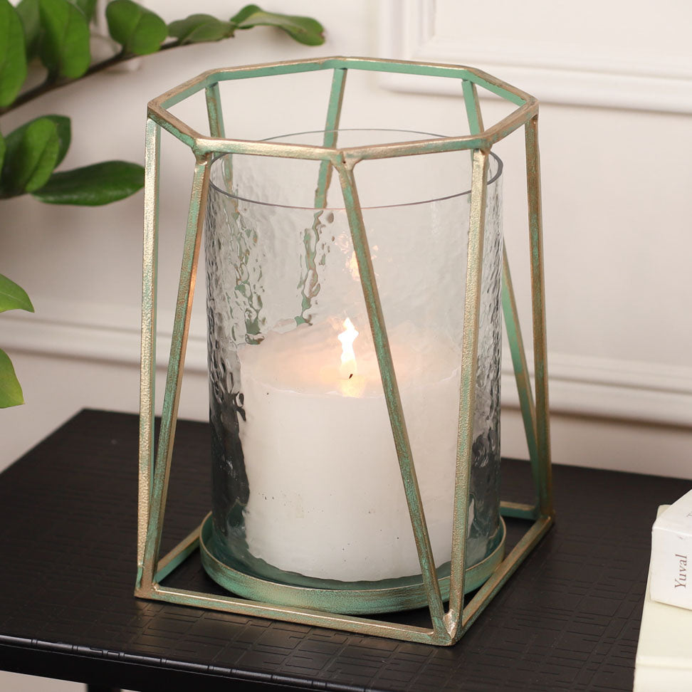Turquoise Candle Holder - Big