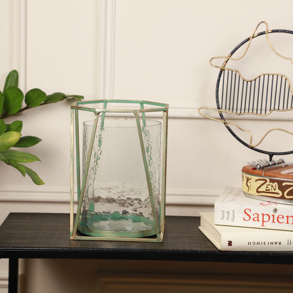 Turquoise Candle Holder - Small