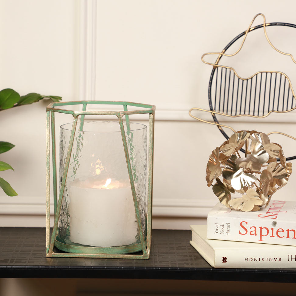 Turquoise Candle Holder - Small