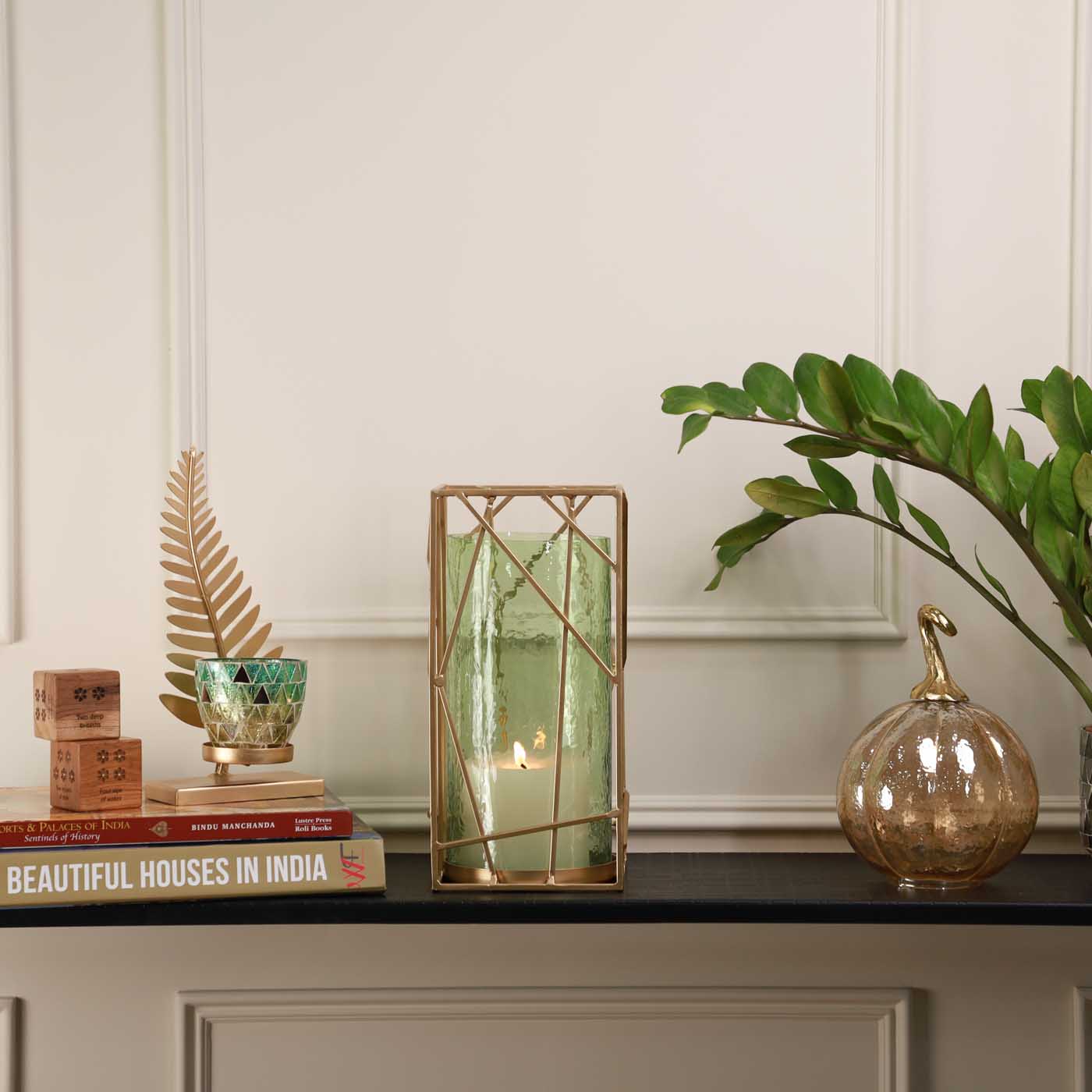 Big Hurricane Candle Holder (Green)