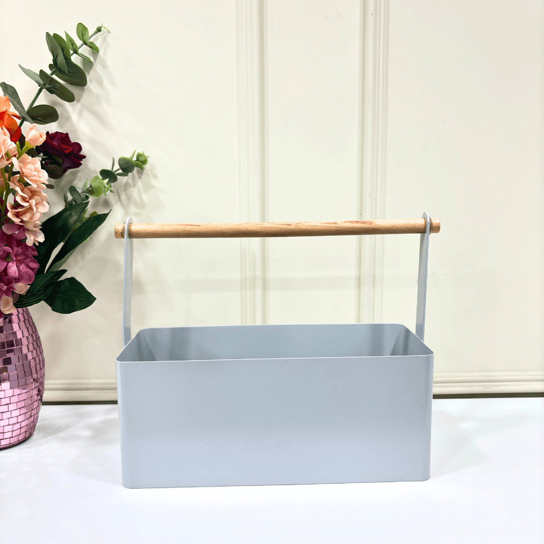 Storage Caddy with wooden grip - Curiocart