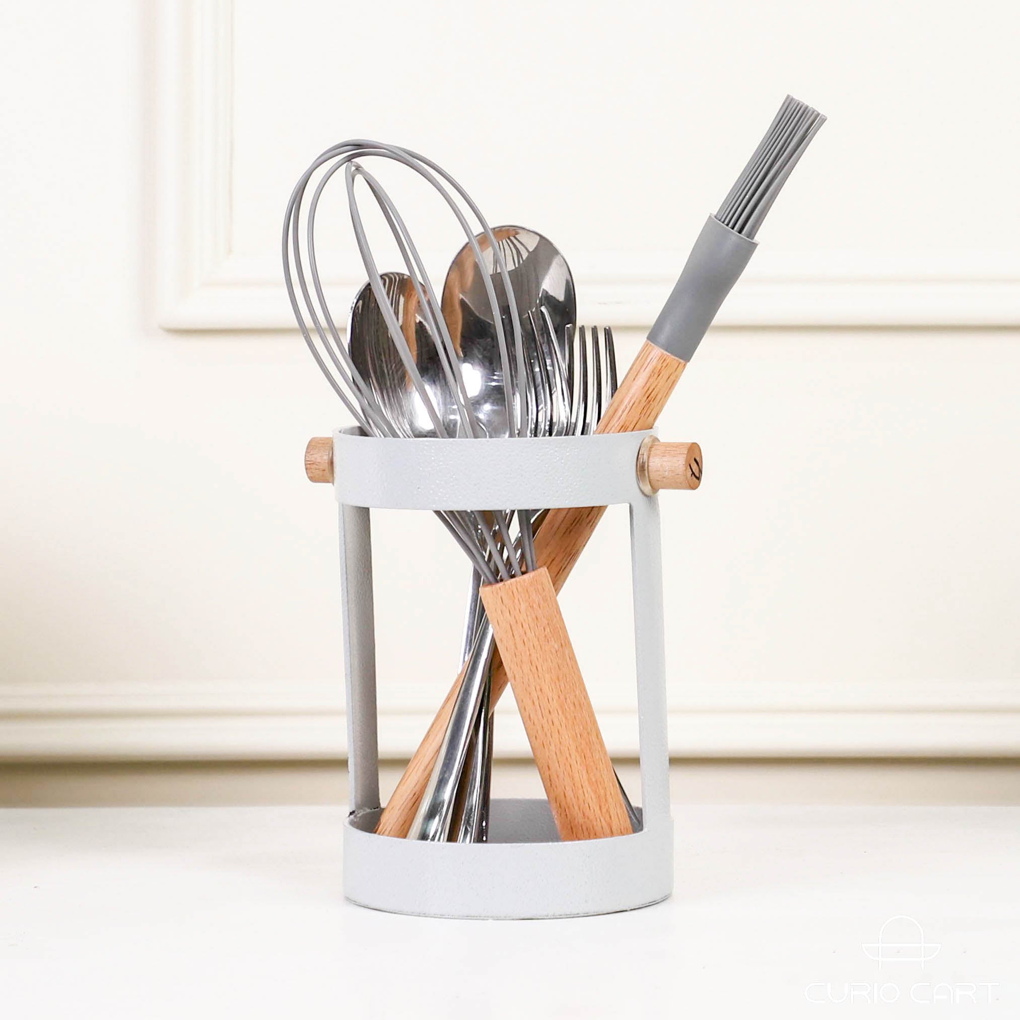 Metal Utensil Holder - Curiocart