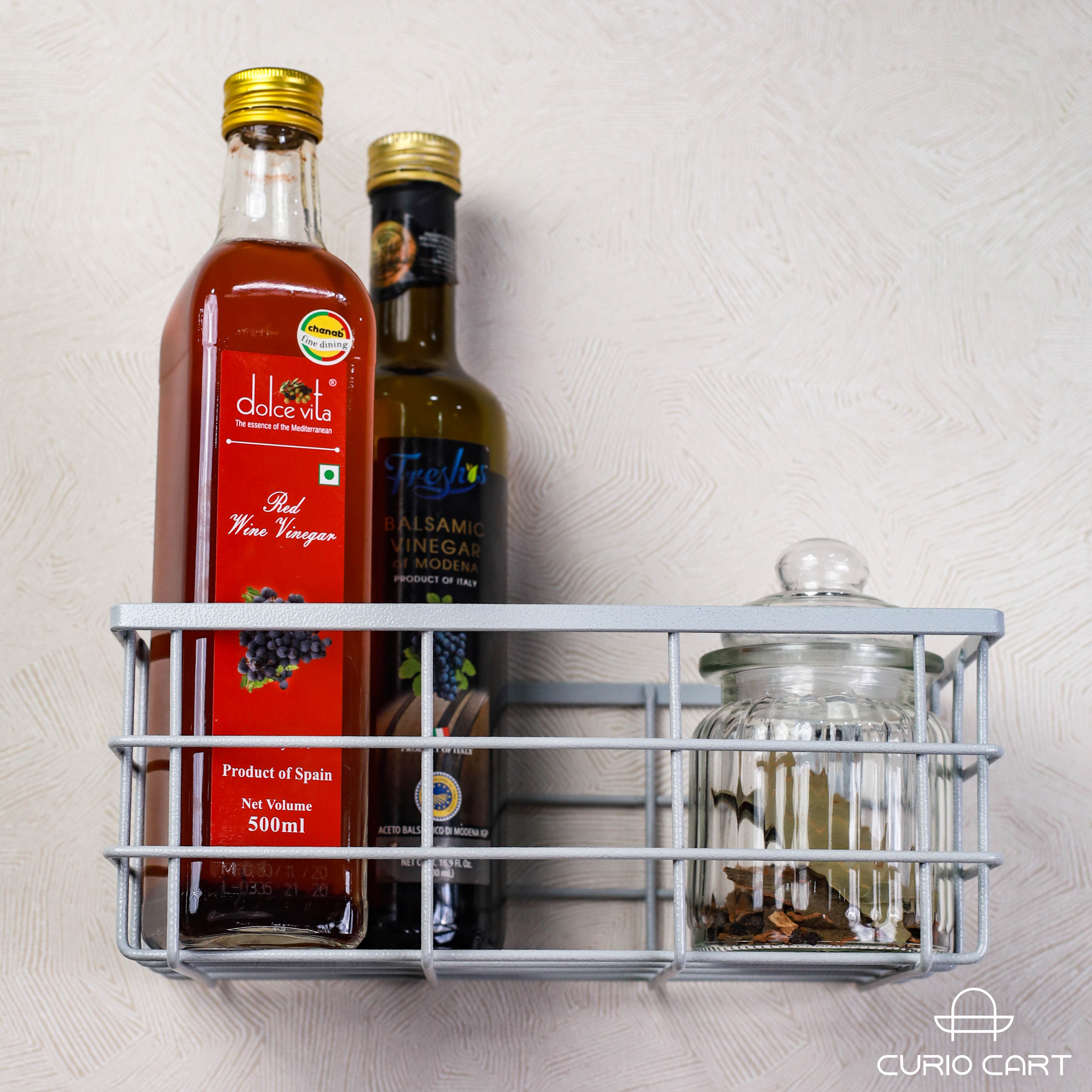 Metal Wall Mounted Basket - Curiocart