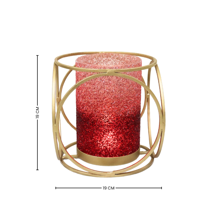 GlowLite pink red solo Votive - Curiocart