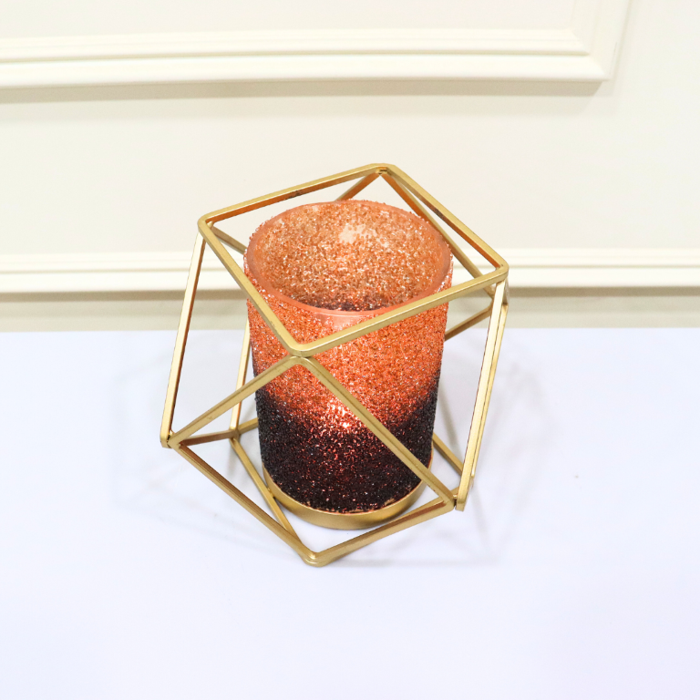 GlowLite Orange Black solo Votive - Curiocart