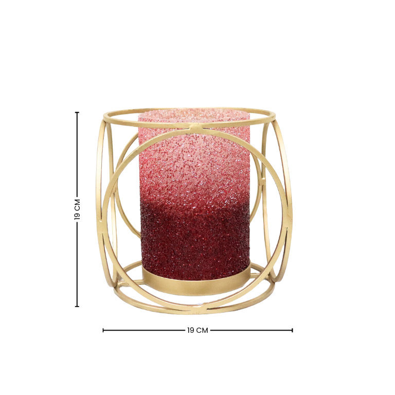 GlowLite Pink Red solo Votive - Curiocart