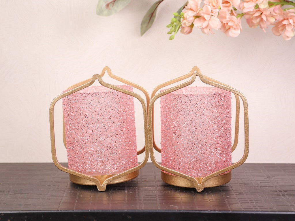 GlowLite Pink twin flame Votives - Curiocart