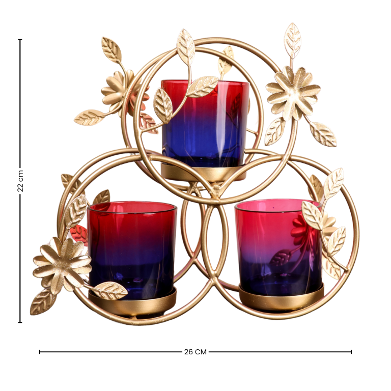 Flora T- Light Holder Trio - Curiocart