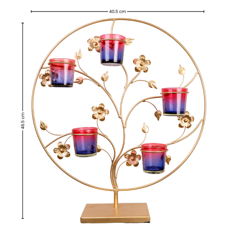 Flora Candle Votives Holder - Curiocart