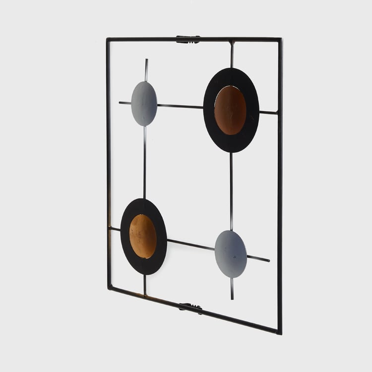 Metal Square Wall Art SET of TWO - Curiocart