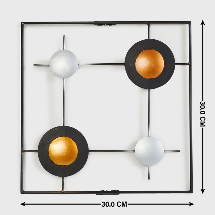 Metal Square Wall Art SET of TWO - Curiocart