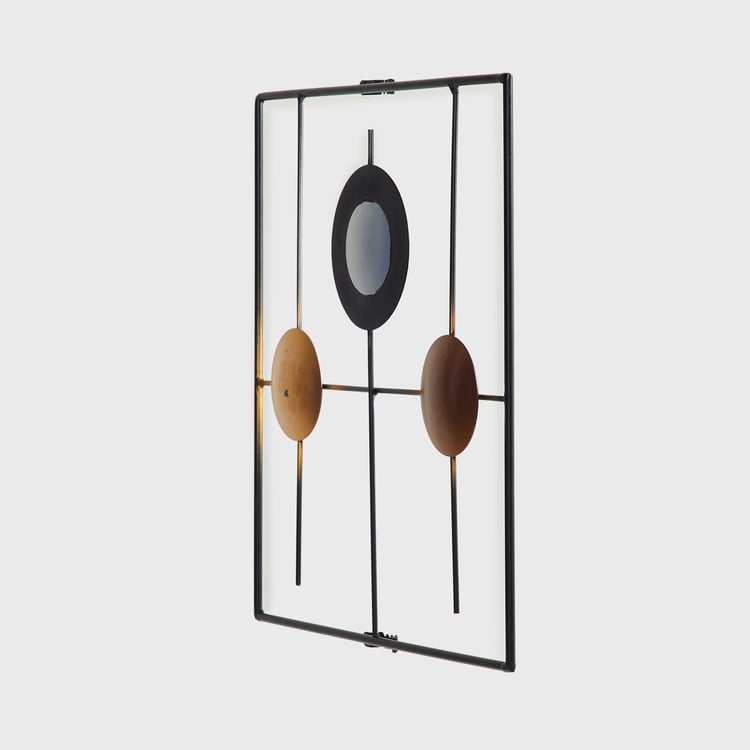 Metal Square Wall Art SET of TWO - Curiocart