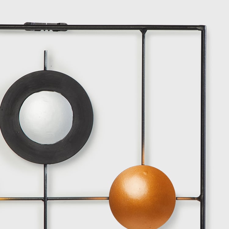 Metal Square Wall Art SET of TWO - Curiocart