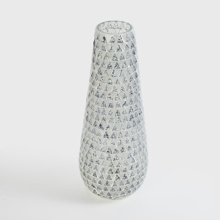 Glass Mosaic Tall Vase - Curiocart