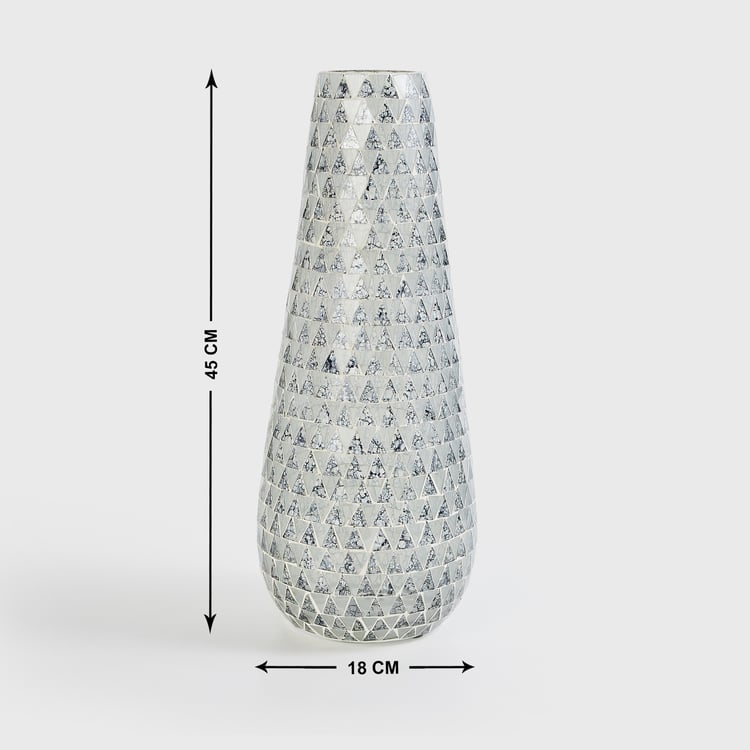 Glass Mosaic Tall Vase - Curiocart
