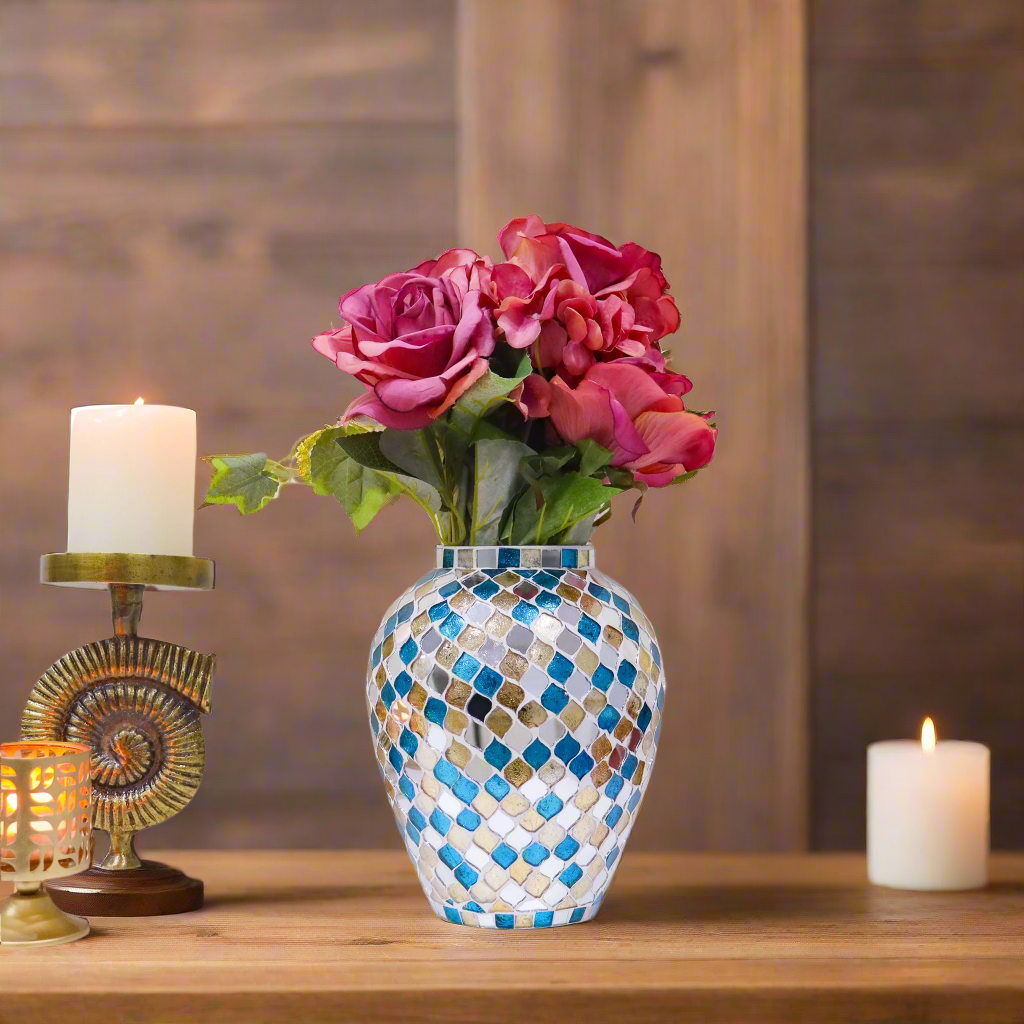 Mosaic Pitcher Vase