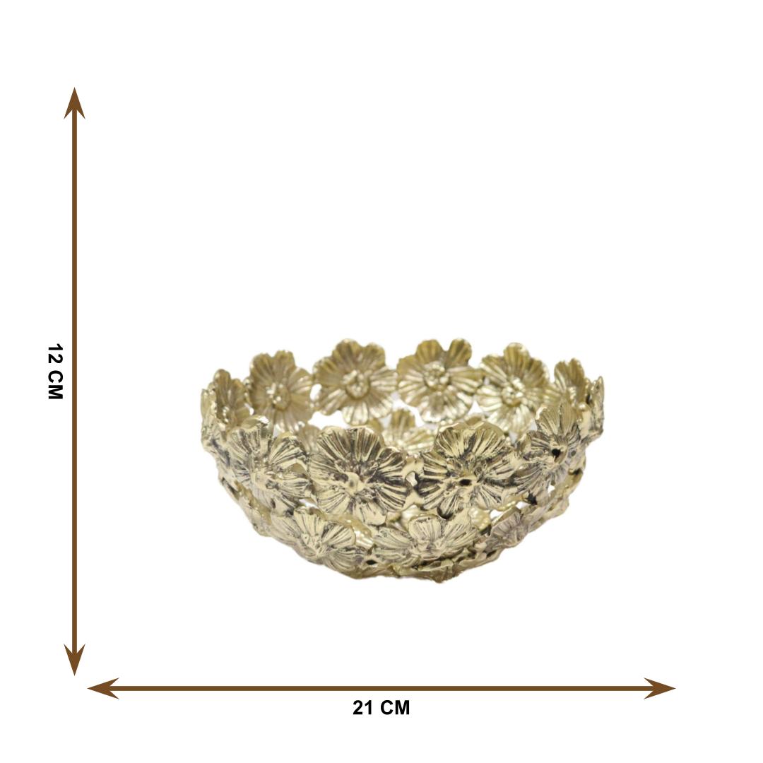 Urli Decorative Small Brass Bowl - Curiocart
