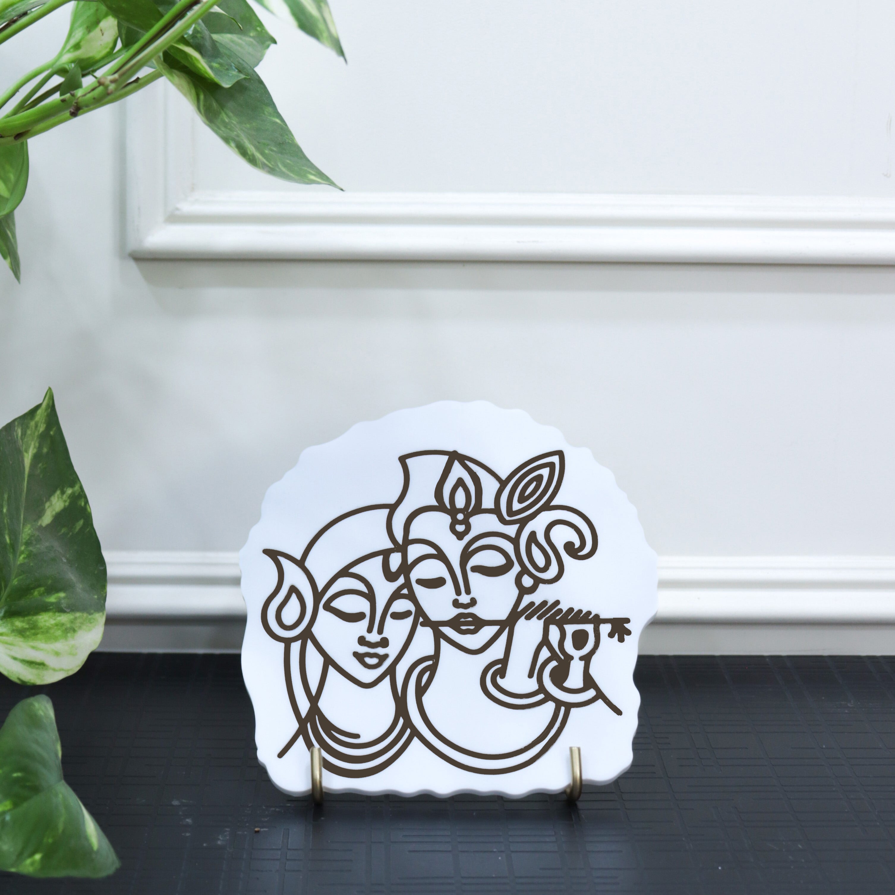 Spiritual Bliss Radha Krishna Table Top Accent