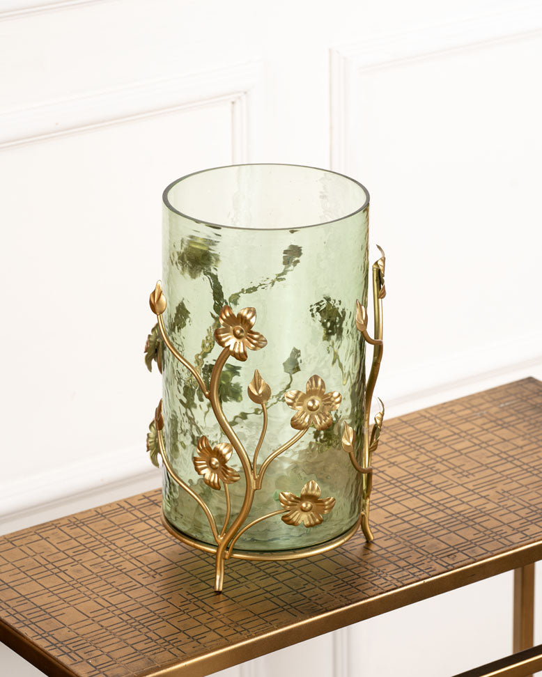 Glass Vase with Stand