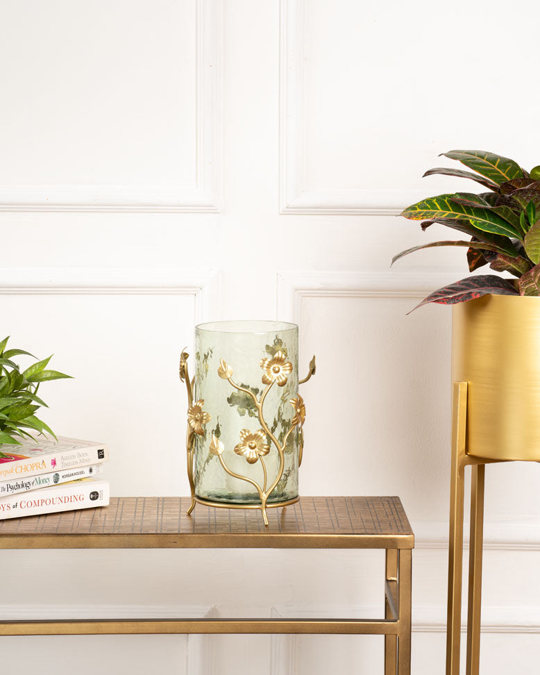 Glass Vase with Stand