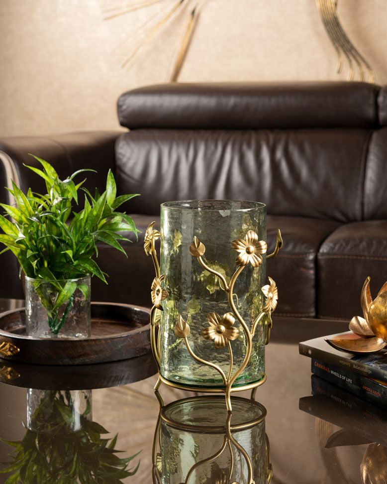 Glass Vase with Stand