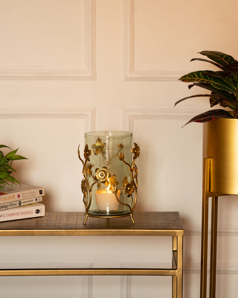 Glass Vase with Stand