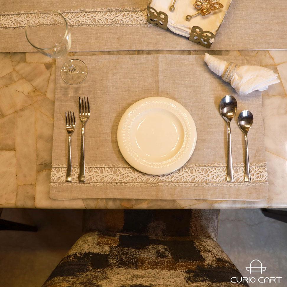 Nuovo Ceramic White Side Plate - Set of 2 - Curiocart