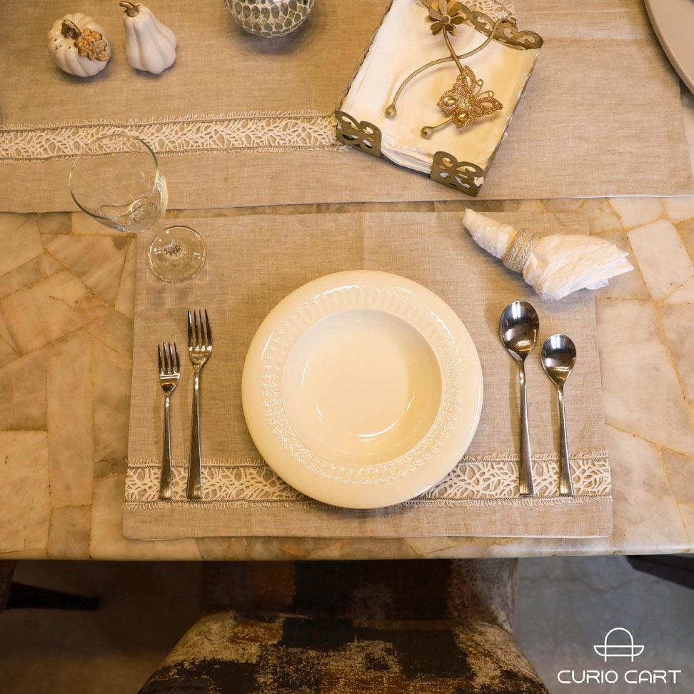 Nuovo Ceramic White Bowl - Set of 2 - Curiocart