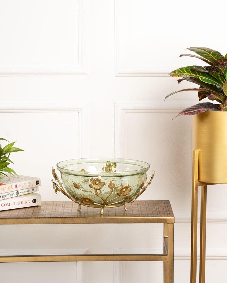 Potpourri Bowl with Metal Stand - Curiocart