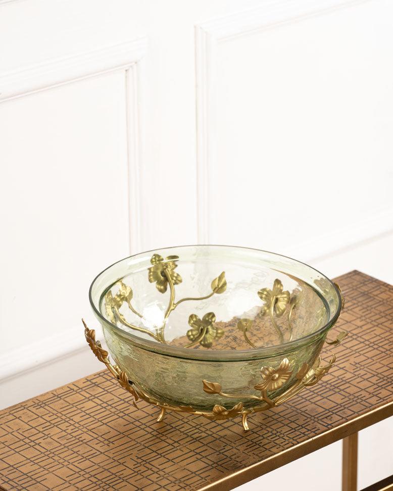 Potpourri Bowl with Metal Stand - Curiocart