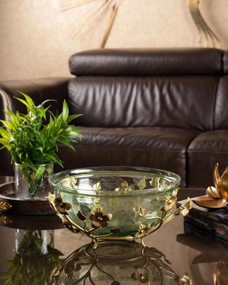 Potpourri Bowl with Metal Stand - Curiocart