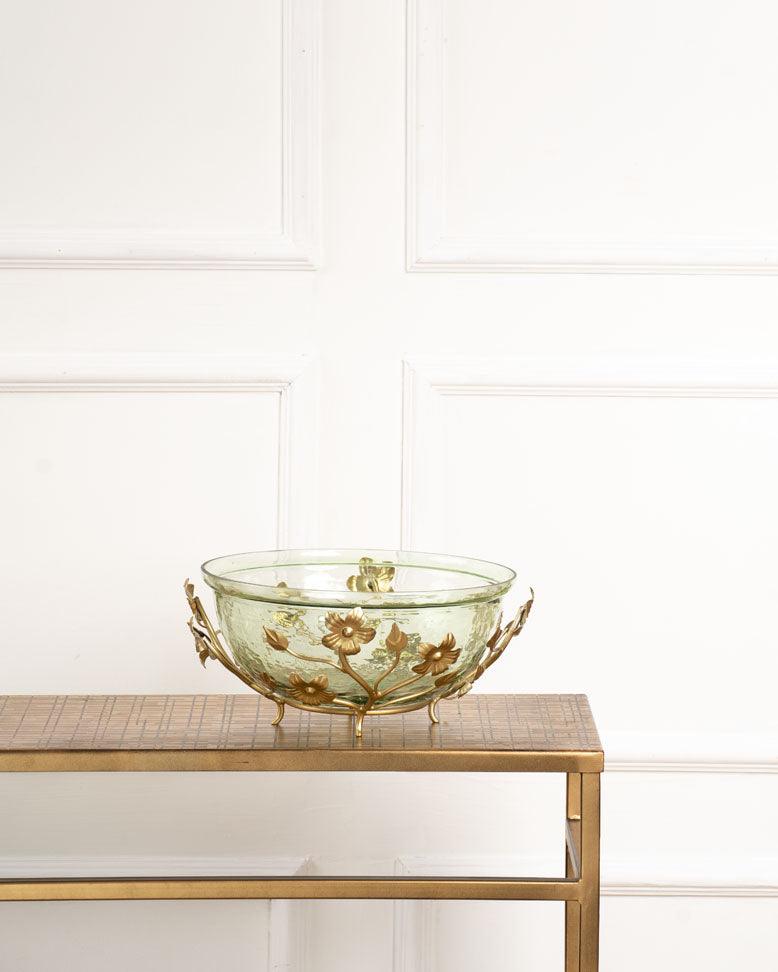 Potpourri Bowl with Metal Stand - Curiocart