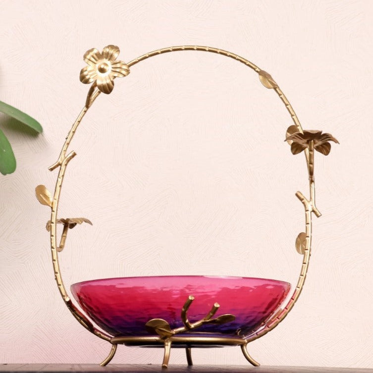 Flora Decorative Bowl with Stand - Curiocart