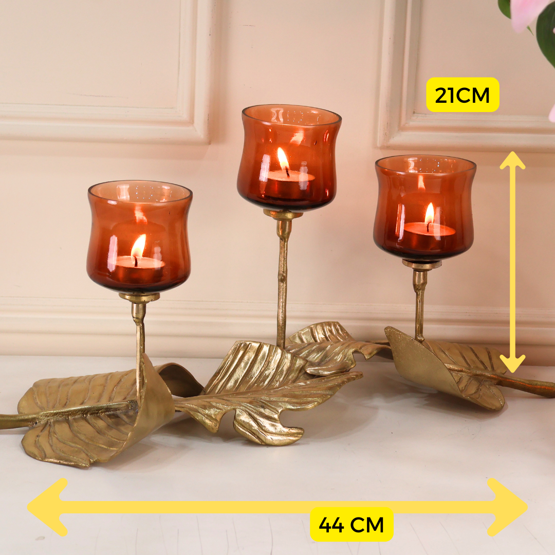 Verdant Glow Candle Lamp Holder