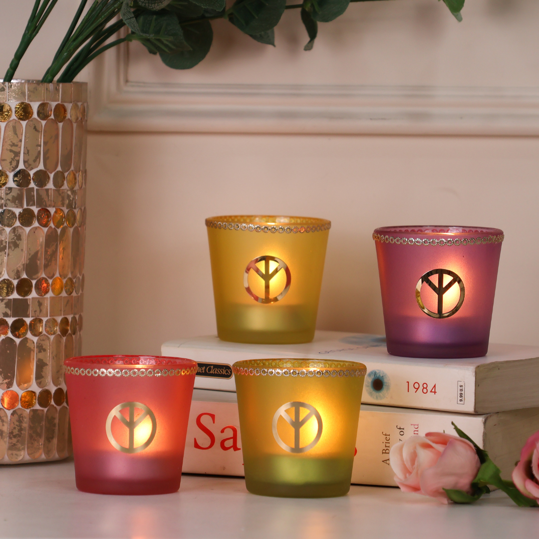 Modern Harmony Votives - Set of 4