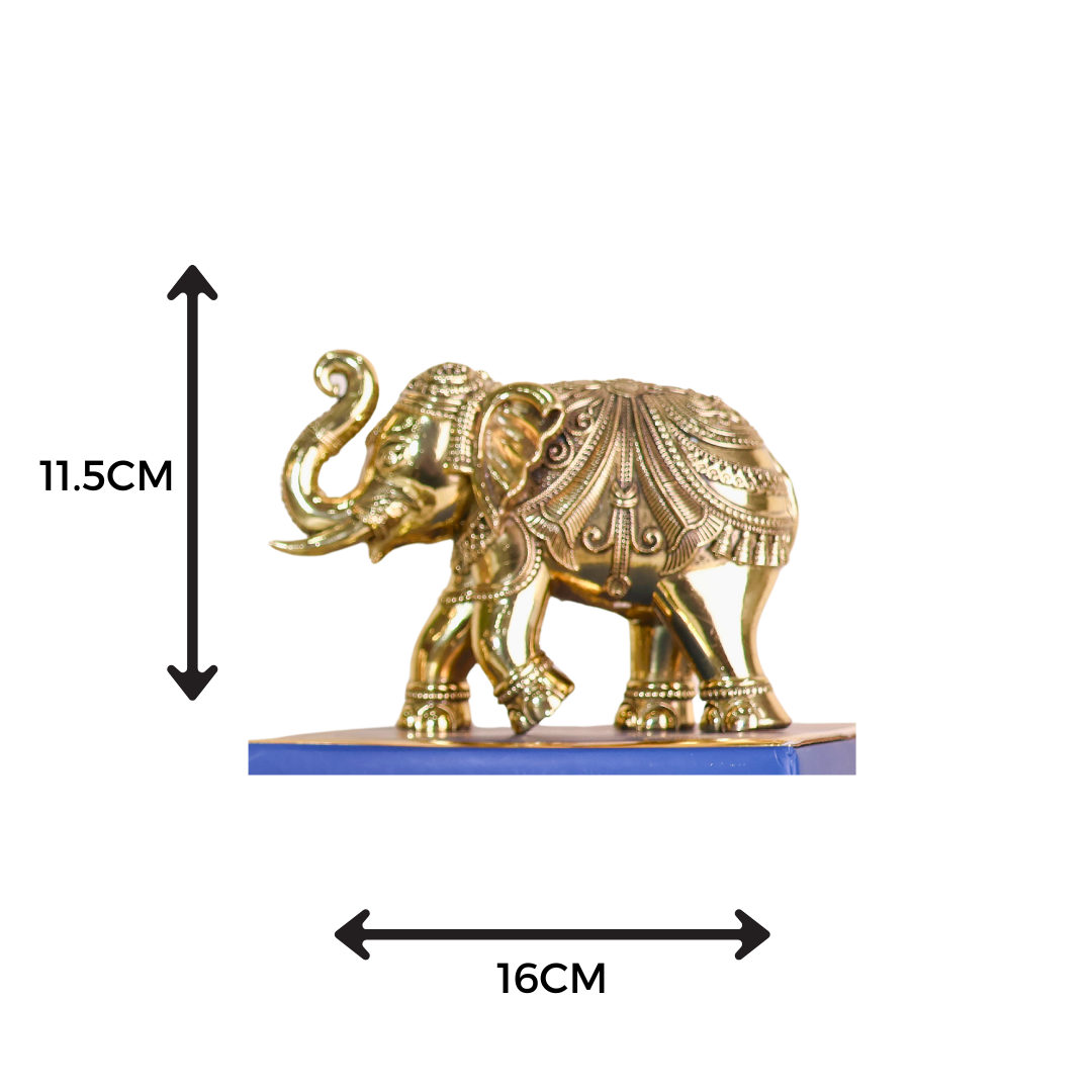 Brass Elephant Figurine