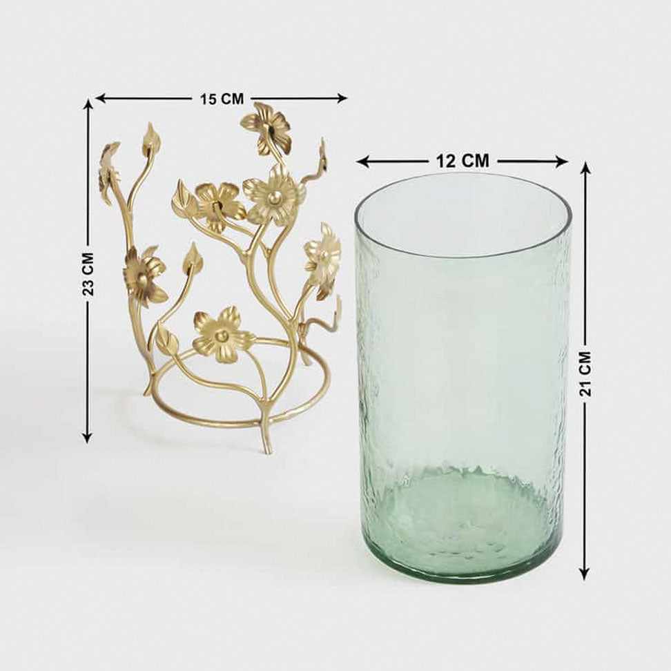 Glass Vase with Stand
