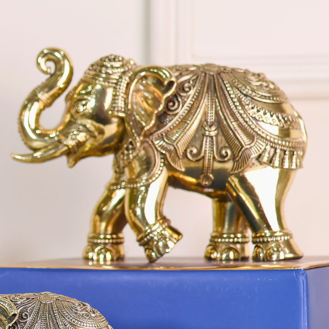 Brass Elephant Figurine