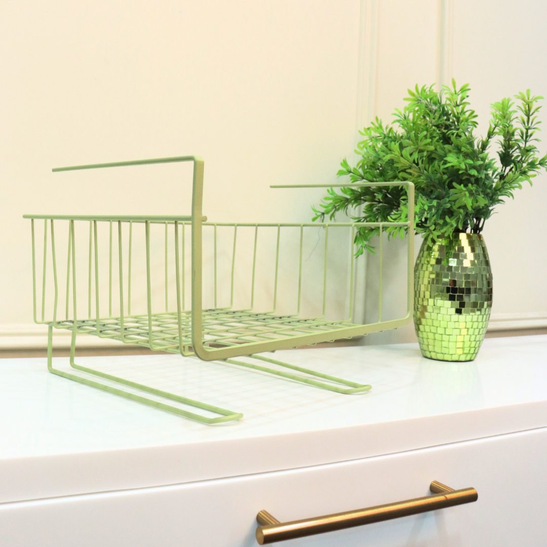 Metal Over the Shelf Basket - Curiocart