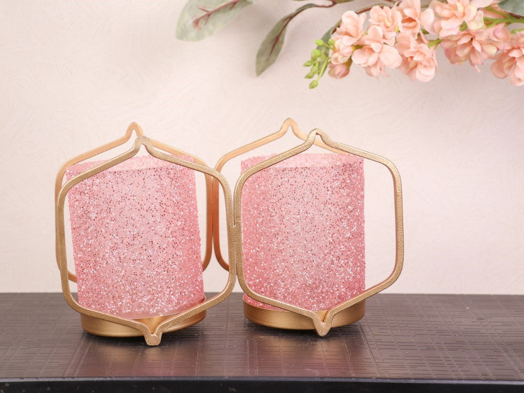 GlowLite Pink twin flame Votives - Curiocart