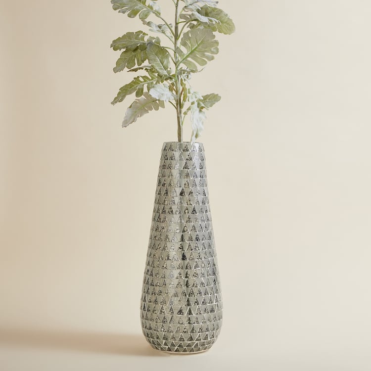 Glass Mosaic Tall Vase