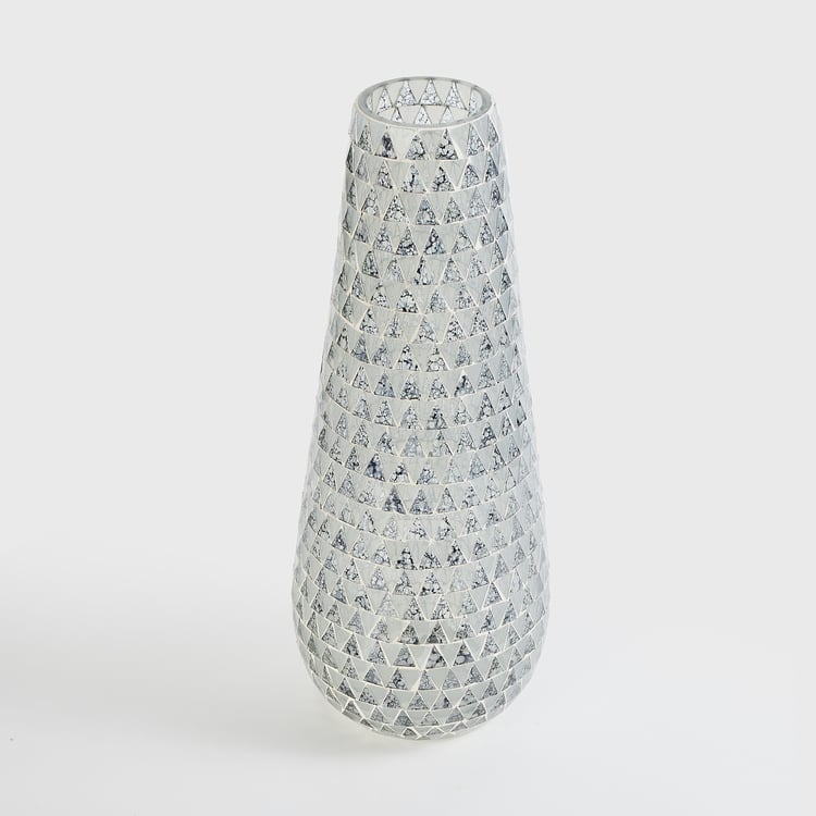 Glass Mosaic Tall Vase