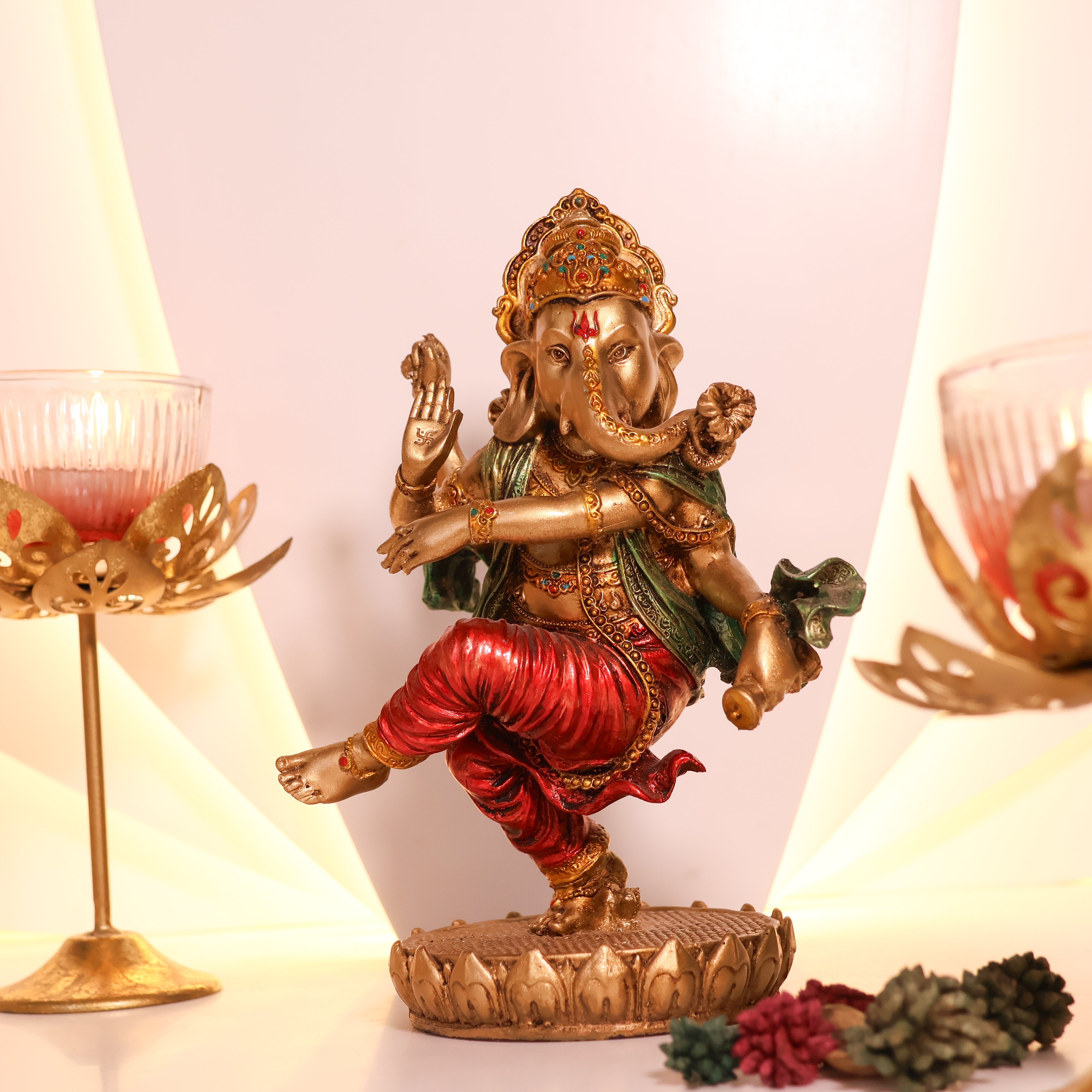 Tandav Ganesha Statue - Hindu Idol