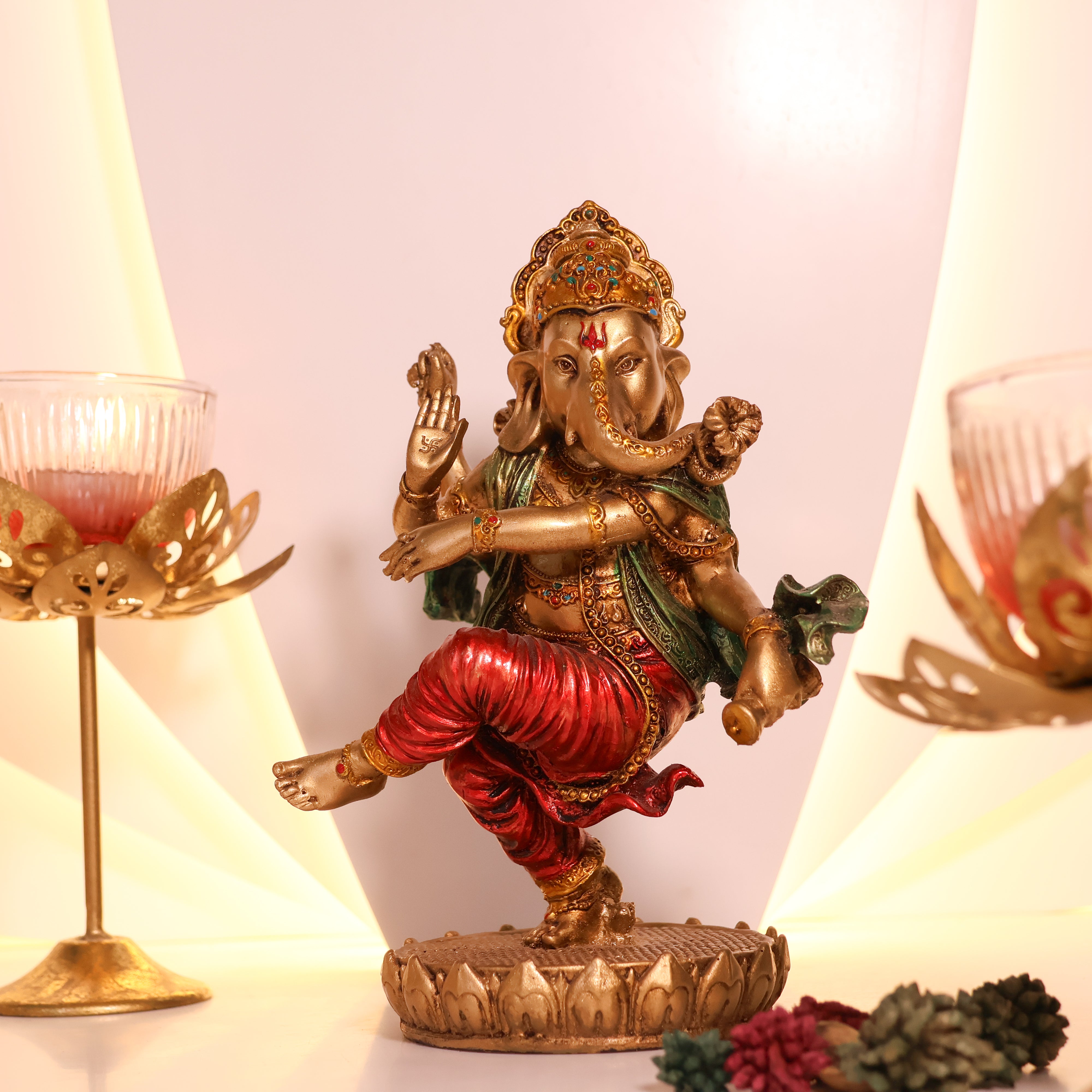 Tandav Ganesha Statue - Hindu Idol