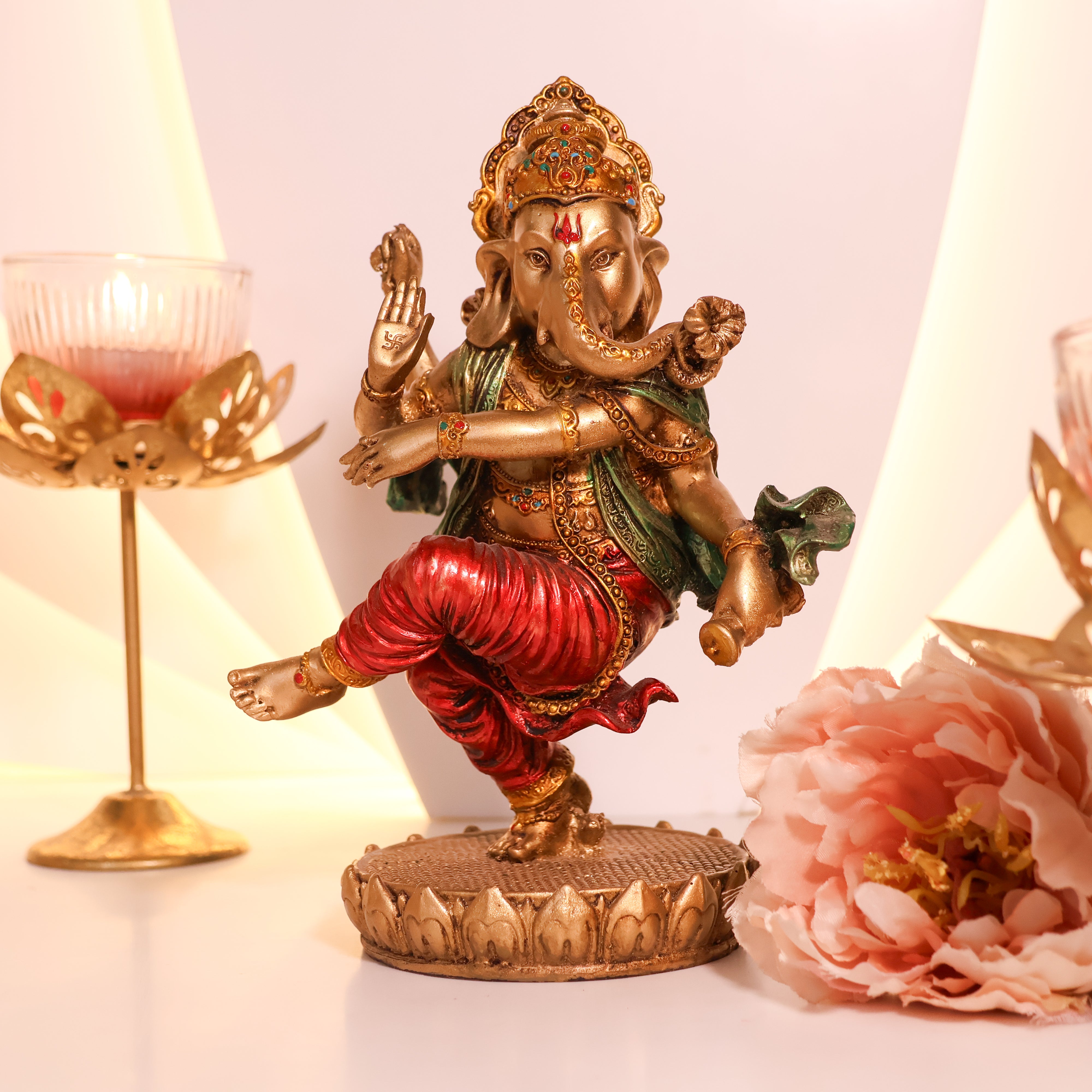 Tandav Ganesha Statue - Hindu Idol